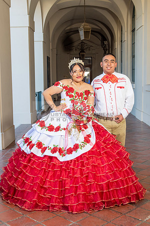 Estephanie Cristal Quinceanera photo shoot ideas, video in Pasadena City Hall in Pasadena Ca. Home reception, 323-633-8283
