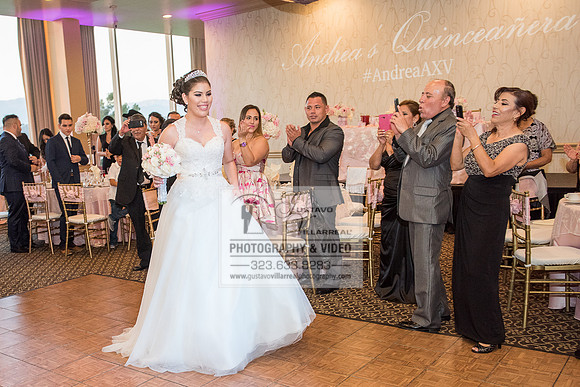 Andrea Lissette quinceaneras, sweet sixteens, weddings, family portraits, anniversaries, photography and video at Miraculos medal catholic church in Montebello,  receptions at Quiet Cannon Montebello,
