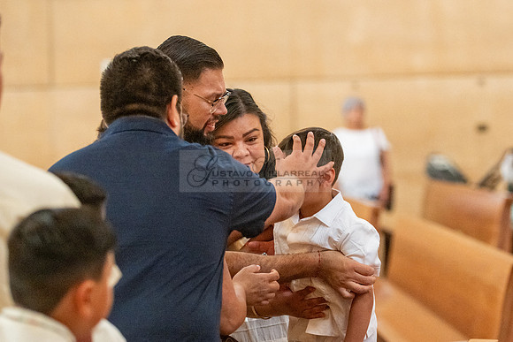 Baptism photographer, videographer at Cathedral of our Lady of Angeles in Los Angeles Ca. Gustavo Villarreal Photography, 323-633-8283, www.gvphotoandvideo.com