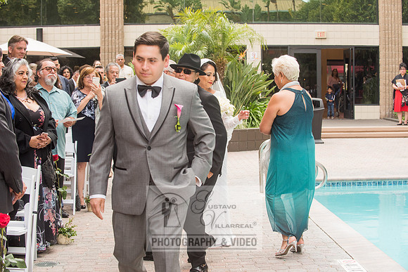 Reina and Adalberto wedding ceremony and reception, photographer