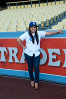 enagement pictures at Los Angeles Dodgers Stadium, www.gustavovillarrealphotography.com, 323-633-8283