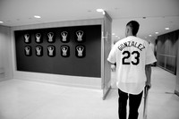 enagement pictures at Los Angeles Dodgers Stadium, www.gustavovillarrealphotography.com, 323-633-8283