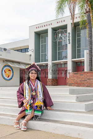 Alexis DiPrima, graduation photoshoot at Rosemead High School in Rosemead Ca, by Gustavo Villarreal Photography, 323-633-8283, www.gustavovillarreal.com