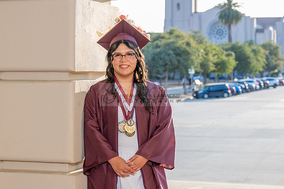 Alexis DiPrima, graduation photoshoot at Rosemead High School in Rosemead Ca, by Gustavo Villarreal Photography, 323-633-8283, www.gustavovillarreal.com