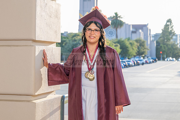 Alexis DiPrima, graduation photoshoot at Rosemead High School in Rosemead Ca, by Gustavo Villarreal Photography, 323-633-8283, www.gustavovillarreal.com