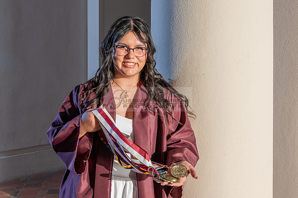Alexis DiPrima, graduation photoshoot at Rosemead High School in Rosemead Ca, by Gustavo Villarreal Photography, 323-633-8283, www.gustavovillarreal.com