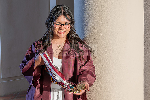 Alexis DiPrima, graduation photoshoot at Rosemead High School in Rosemead Ca, by Gustavo Villarreal Photography, 323-633-8283, www.gustavovillarreal.com