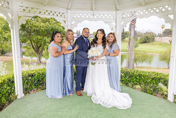 Thalial and Francisco wedding reception at La Mirada Golf course in