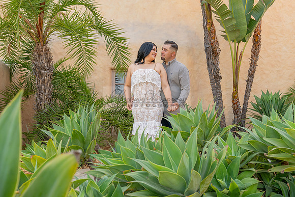 Jessica and Cory engagement photo session at Our Lady of Mount C