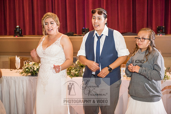 Don and Nancy wedding reception, ceremony,  photographer and vid