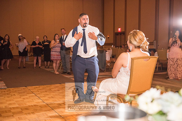 Don and Nancy wedding reception, ceremony,  photographer and vid