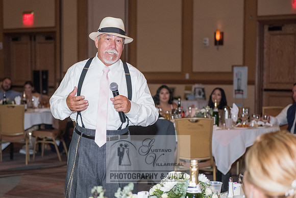 Don and Nancy wedding reception, ceremony,  photographer and vid