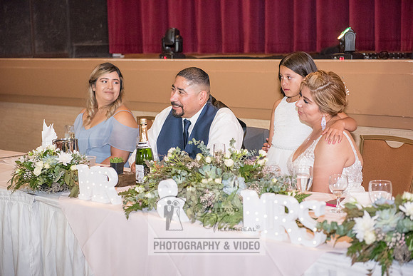 Don and Nancy wedding reception, ceremony,  photographer and vid