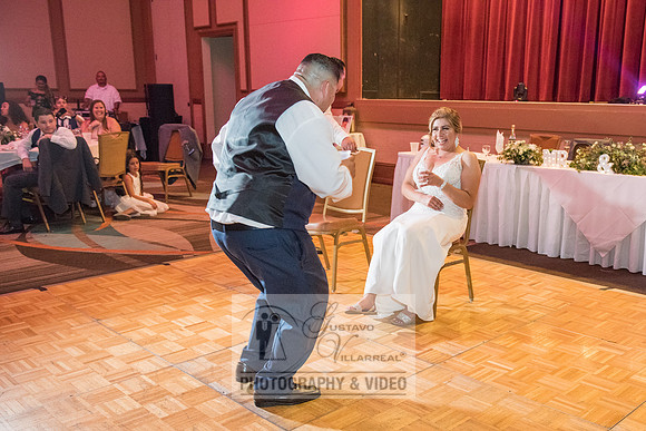 Don and Nancy wedding reception, ceremony,  photographer and vid