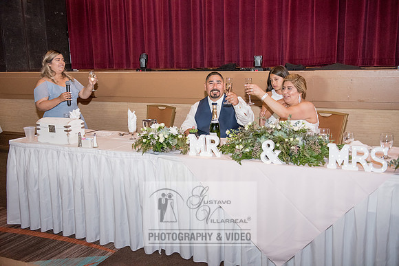 Don and Nancy wedding reception, ceremony,  photographer and vid
