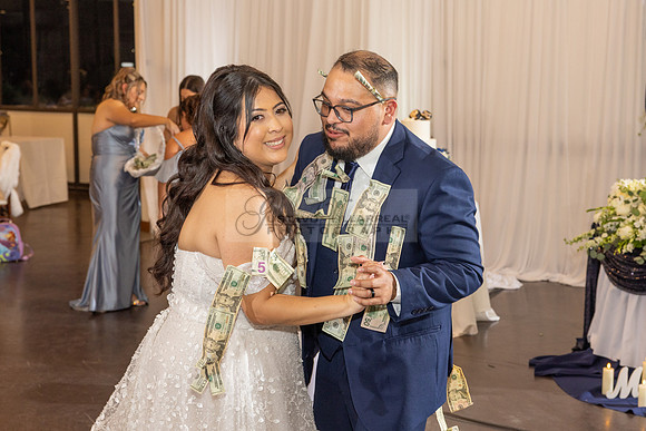 Thalial and Francisco wedding reception at La Mirada Golf course in