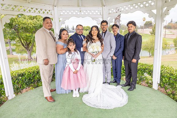 Thalial and Francisco wedding reception at La Mirada Golf course in