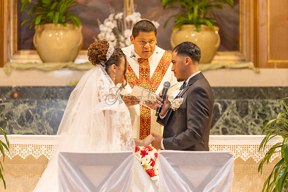 Bryan and Jocelyn wedding ceremony at St Joseph Catholic church in Hawthorne Ca, reception at Lupitas Banquet Hall in Los Angeles Ca. Gustavo Villarreal photography, videographer, 323-633-8283, www.gu