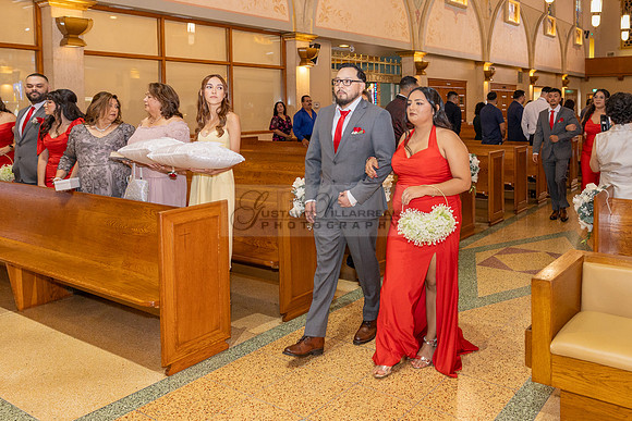 Bryan and Jocelyn wedding ceremony at St Joseph Catholic church in Hawthorne Ca, reception at Lupitas Banquet Hall in Los Angeles Ca. Gustavo Villarreal photography, videographer, 323-633-8283, www.gu