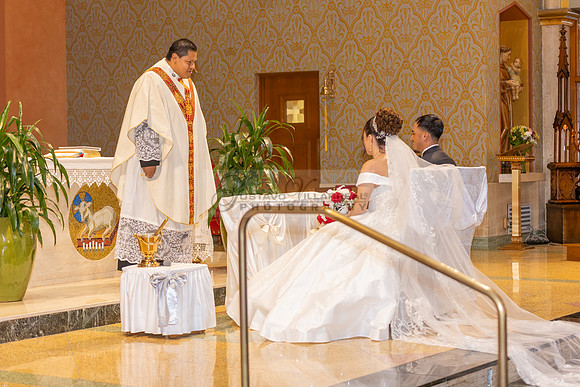 Bryan and Jocelyn wedding ceremony at St Joseph Catholic church in Hawthorne Ca, reception at Lupitas Banquet Hall in Los Angeles Ca. Gustavo Villarreal photography, videographer, 323-633-8283, www.gu