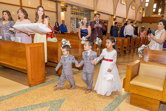 Bryan and Jocelyn wedding ceremony at St Joseph Catholic church in Hawthorne Ca, reception at Lupitas Banquet Hall in Los Angeles Ca. Gustavo Villarreal photography, videographer, 323-633-8283, www.gu