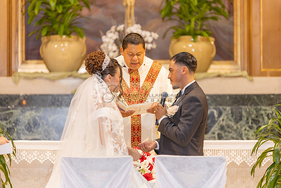 Bryan and Jocelyn wedding ceremony at St Joseph Catholic church in Hawthorne Ca, reception at Lupitas Banquet Hall in Los Angeles Ca. Gustavo Villarreal photography, videographer, 323-633-8283, www.gu