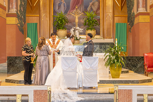 Bryan and Jocelyn wedding ceremony at St Joseph Catholic church in Hawthorne Ca, reception at Lupitas Banquet Hall in Los Angeles Ca. Gustavo Villarreal photography, videographer, 323-633-8283, www.gu