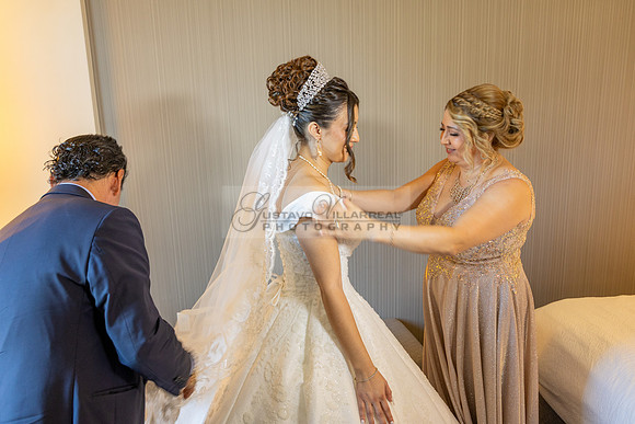 Bryan and Jocelyn wedding ceremony at St Joseph Catholic church in Hawthorne Ca, reception at Lupitas Banquet Hall in Los Angeles Ca. Gustavo Villarreal photography, videographer, 323-633-8283, www.gu