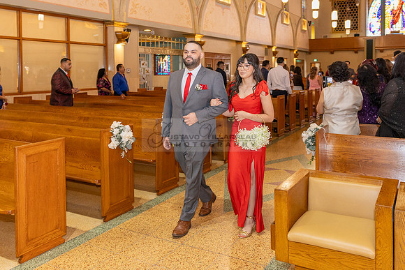 Bryan and Jocelyn wedding ceremony at St Joseph Catholic church in Hawthorne Ca, reception at Lupitas Banquet Hall in Los Angeles Ca. Gustavo Villarreal photography, videographer, 323-633-8283, www.gu