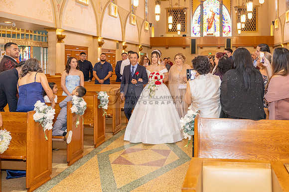 Bryan and Jocelyn wedding ceremony at St Joseph Catholic church in Hawthorne Ca, reception at Lupitas Banquet Hall in Los Angeles Ca. Gustavo Villarreal photography, videographer, 323-633-8283, www.gu