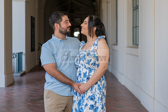 Bryan and Diana engagement, wedding photo session at Pasadena Ci