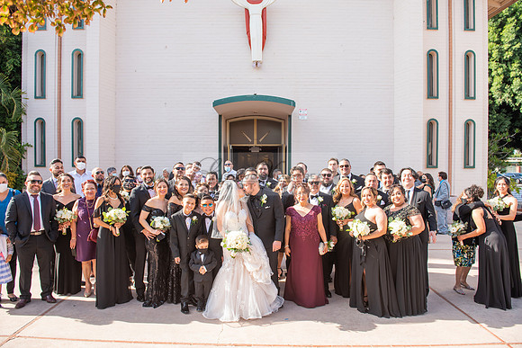 LINK 1 - K & H wedding ceremony at St Hilary Parish Catholic Church, Reception at Double Tree Hotel in Norwalk Ca, wedding photos at Penn Park in Whittier Ca by Gustavo Villarreal Photography, 32