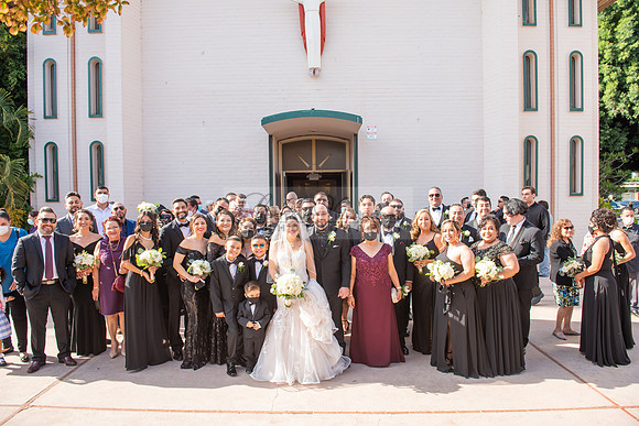 LINK 1 - K & H wedding ceremony at St Hilary Parish Catholic Church, Reception at Double Tree Hotel in Norwalk Ca, wedding photos at Penn Park in Whittier Ca by Gustavo Villarreal Photography, 32