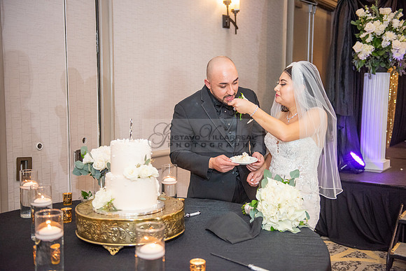 LINK 1 - K & H wedding ceremony at St Hilary Parish Catholic Church, Reception at Double Tree Hotel in Norwalk Ca, wedding photos at Penn Park in Whittier Ca by Gustavo Villarreal Photography, 32