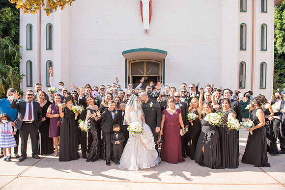 LINK 1 - K & H wedding ceremony at St Hilary Parish Catholic Church, Reception at Double Tree Hotel in Norwalk Ca, wedding photos at Penn Park in Whittier Ca by Gustavo Villarreal Photography, 32