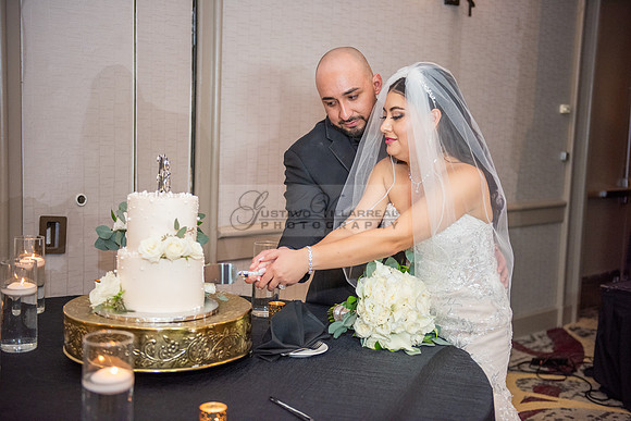 LINK 1 - K & H wedding ceremony at St Hilary Parish Catholic Church, Reception at Double Tree Hotel in Norwalk Ca, wedding photos at Penn Park in Whittier Ca by Gustavo Villarreal Photography, 32