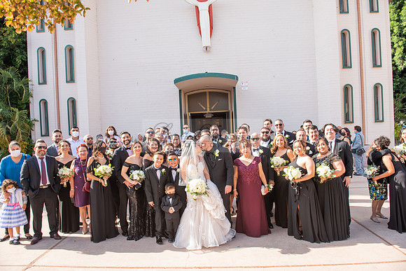 LINK 1 - K & H wedding ceremony at St Hilary Parish Catholic Church, Reception at Double Tree Hotel in Norwalk Ca, wedding photos at Penn Park in Whittier Ca by Gustavo Villarreal Photography, 32