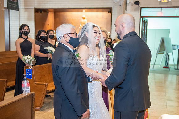 LINK 1 - K & H wedding ceremony at St Hilary Parish Catholic Church, Reception at Double Tree Hotel in Norwalk Ca, wedding photos at Penn Park in Whittier Ca by Gustavo Villarreal Photography, 32