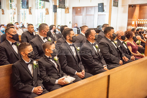 LINK 1 - K & H wedding ceremony at St Hilary Parish Catholic Church, Reception at Double Tree Hotel in Norwalk Ca, wedding photos at Penn Park in Whittier Ca by Gustavo Villarreal Photography, 32
