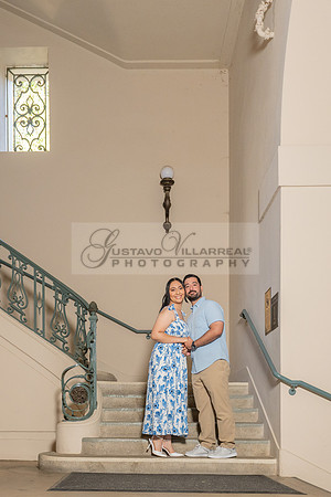 Bryan and Diana engagement, wedding photo session at Pasadena Ci