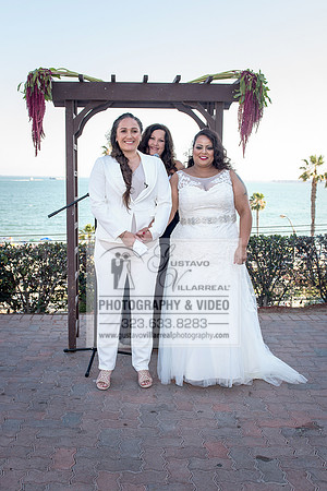 JENNIFER AND CYNTHIA glbt wedding photography and video at Long Beach Museum of Art in Long Beach Ca, www.gustavovillarreal.com, 323-633-8283