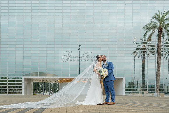 Bryan and Diana wedding ceremony at The Christ Cathedral in Garden Grove Ca, reception at The White House Event Center Anaheim Ca, Gustavo Villarreal photography, videography, 323-633-8283, www.gvphot