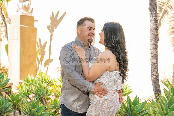Jessica and Cory engagement photo session at Our Lady of Mount C