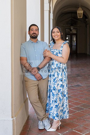 Bryan and Diana engagement, wedding photo session at Pasadena Ci