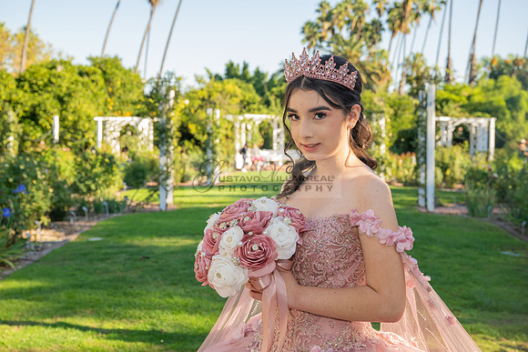 Clarissa Quezada quinceanera photo session at Los Angeles County Arboretum & Botanic Garden in Arcadia Ca. Photos, video by Gustavo Villarreal Photography, 323-633-8283, www.gvphotoandvideo.com