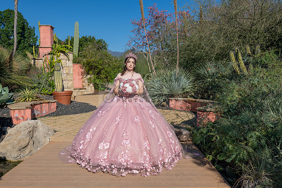 Clarissa Quezada quinceanera photo session at Los Angeles County Arboretum & Botanic Garden in Arcadia Ca. Photos, video by Gustavo Villarreal Photography, 323-633-8283, www.gvphotoandvideo.com