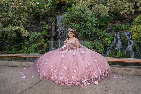 Clarissa Quezada quinceanera photo session at Los Angeles County Arboretum & Botanic Garden in Arcadia Ca. Photos, video by Gustavo Villarreal Photography, 323-633-8283, www.gvphotoandvideo.com