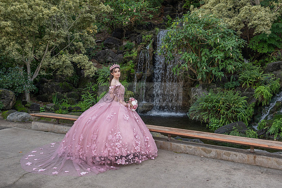 Clarissa Quezada quinceanera photo session at Los Angeles County Arboretum & Botanic Garden in Arcadia Ca. Photos, video by Gustavo Villarreal Photography, 323-633-8283, www.gvphotoandvideo.com