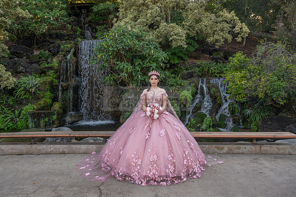 Clarissa Quezada quinceanera photo session at Los Angeles County Arboretum & Botanic Garden in Arcadia Ca. Photos, video by Gustavo Villarreal Photography, 323-633-8283, www.gvphotoandvideo.com