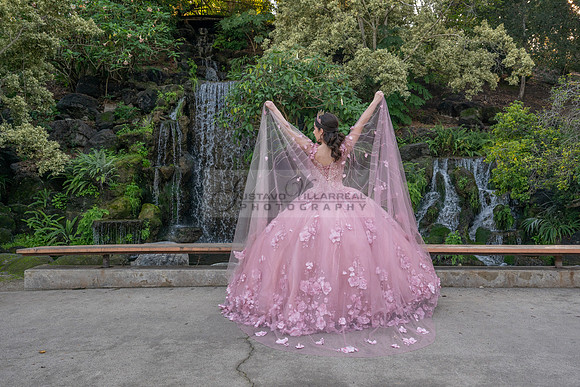 Clarissa Quezada quinceanera photo session at Los Angeles County Arboretum & Botanic Garden in Arcadia Ca. Photos, video by Gustavo Villarreal Photography, 323-633-8283, www.gvphotoandvideo.com